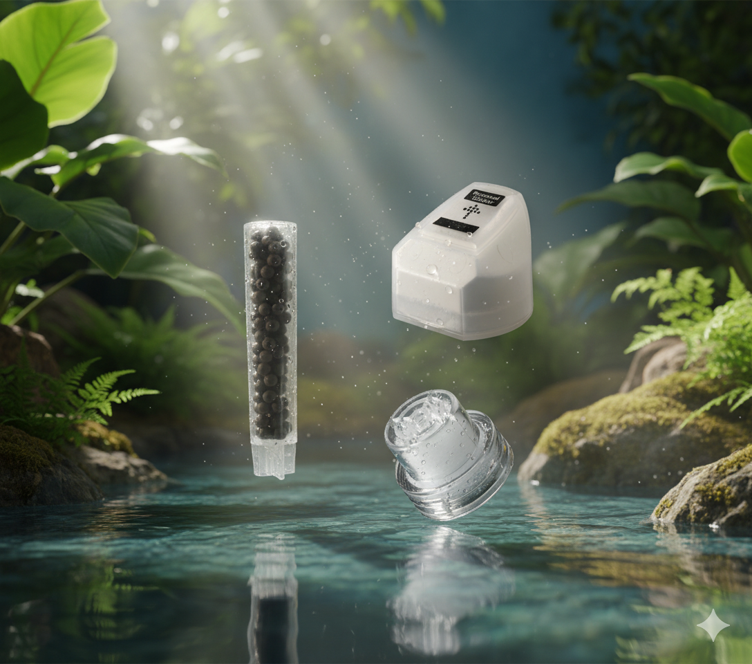 Filtro de partículas de la Ecoducha IRISANA